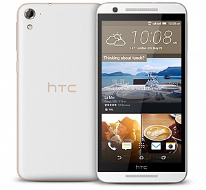 HTC One E9s Dual SIM White Luxury Front And Back