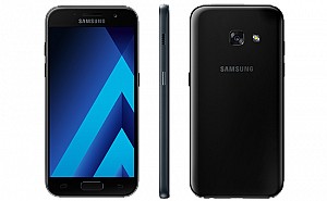 Samsung Galaxy A3 (2017) Black Sky Front, Back And Side