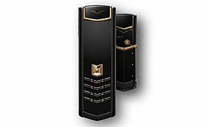 Vertu Signature Red Gold Ultimate Black Front And Back