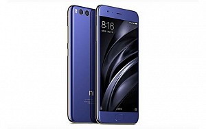 Xiaomi Mi 6 Blue Front,Back And Side
