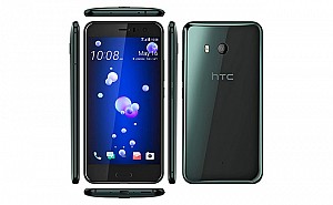 HTC U11 Brilliant Black Front, Back And Side