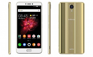 Infinix Note 4 Front, Back and Side