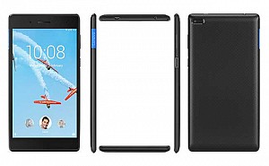 Lenovo Tab 7 Essential Black Front,Back And Side