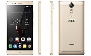 Lenovo Vibe K5 Note Gold Front, Back And Side