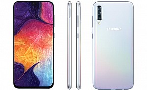 Samsung Galaxy A50 Front, Side and Back