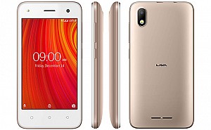 Lava Z40 Front, Side and Back