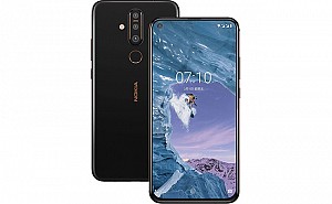 Nokia X71 Front, Back and Side