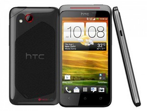 HTC Desire XC Black Front,Back And Side