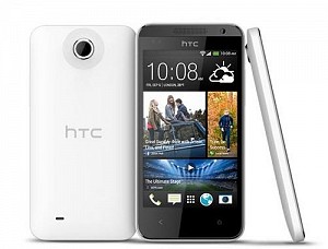HTC Desire 300 White Front,Back And Side