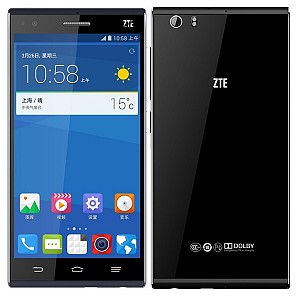 ZTE Star 1 Black Front And Back