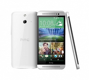 HTC One E8 White Front,Back And Side
