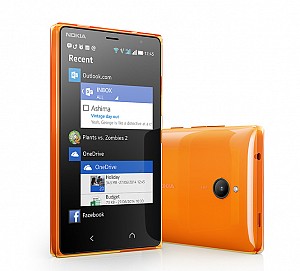 Nokia X2 Dual SIM Bright Orange Front,Back And Side