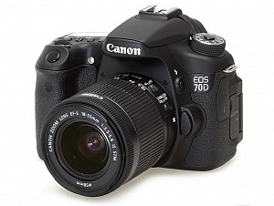 Canon EOS 70D Front And Side