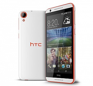 HTC Desire 820 Monarch Orange Front,Back And Side