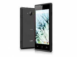 Lava Iris 250 Black Front,Back And Side