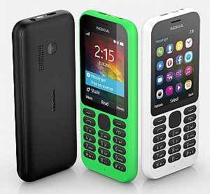 Nokia 215 Front,Back And Side