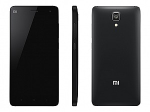 Xiaomi Mi4 Black Front,Back And Side