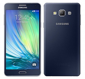Samsung Galaxy A7 Midnight Black Front and Back