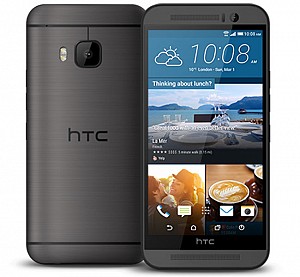 HTC One M9 Gunmetal Gray Front And Back