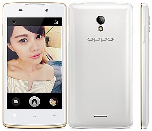 Oppo Joy Plus White Front,Back And Side