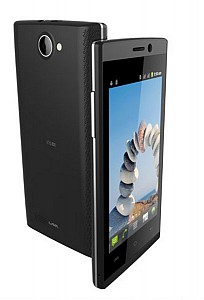 Lava Iris 100 Lite Black Front,Back And Side