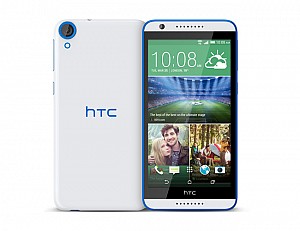HTC Desire 820G Plus Dual SIM Santorini White Front And Back