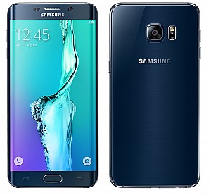 Samsung Galaxy S6 Edge Plus Black Front and Back
