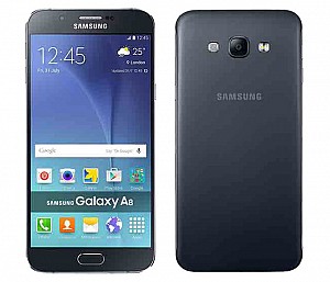 Samsung Galaxy A8 Black Front and Back