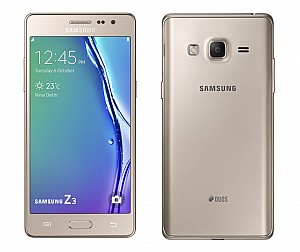 Samsung Z3 Gold Front and Back
