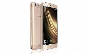 Gionee Marathon M5 Mini Gold Front,Back And Side