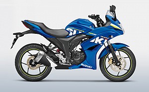 Suzuki Gixxer SF MotoGP Edition Rear Disc Metallic Triton Blue