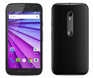 Motorola Moto G (Gen 3) Black Front And Back