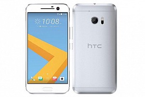 HTC 10 Lifestyle Glacier Silver Front And Back