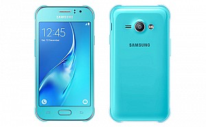 Samsung Galaxy J1 Ace Neo Blue Front and Back