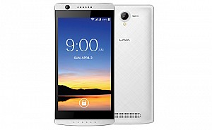 Lava A56 White Front And Back