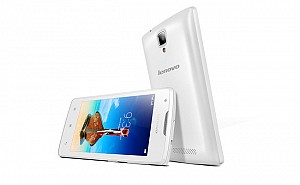 Lenovo Vibe A White Front,Back And Side