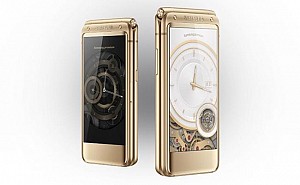 Samsung W2017 Gold Front And Side