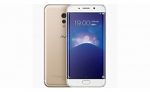 Vivo Xplay6 Gold Front And Back