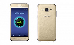 Samsung Galaxy J2 Gold Front And Back