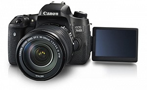 Canon EOS 760D Kit (EF-S18-135mm IS STM) Front And Side