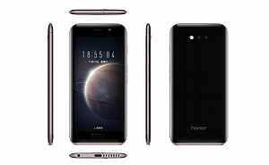 Huawei Honor Magic Golden Black Front,Back And Side