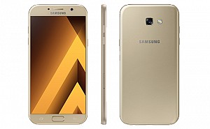 Samsung Galaxy A7 (2017) Gold Sand Front,Back And Side