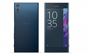 Sony Xperia XZ Forest Blue Front And Back