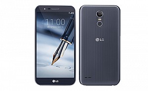 LG Stylo 3 Plus Titan Front And Back