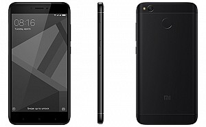 Xiaomi Redmi 4 Black Front,Back And Side