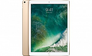 Apple iPad Pro (12.9-inch) 2017 Wi-Fi + Cellular Gold Front and Back