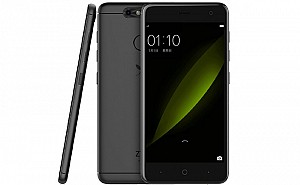 ZTE Small Fresh 5 Dark Grey Front,Back And Side