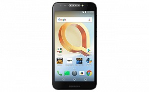 Alcatel A30 Plus Black with Metallic Silver Front