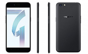 Oppo A71 Black Front, Back And Side