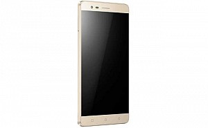Lenovo K7 Note Gold Front and Side